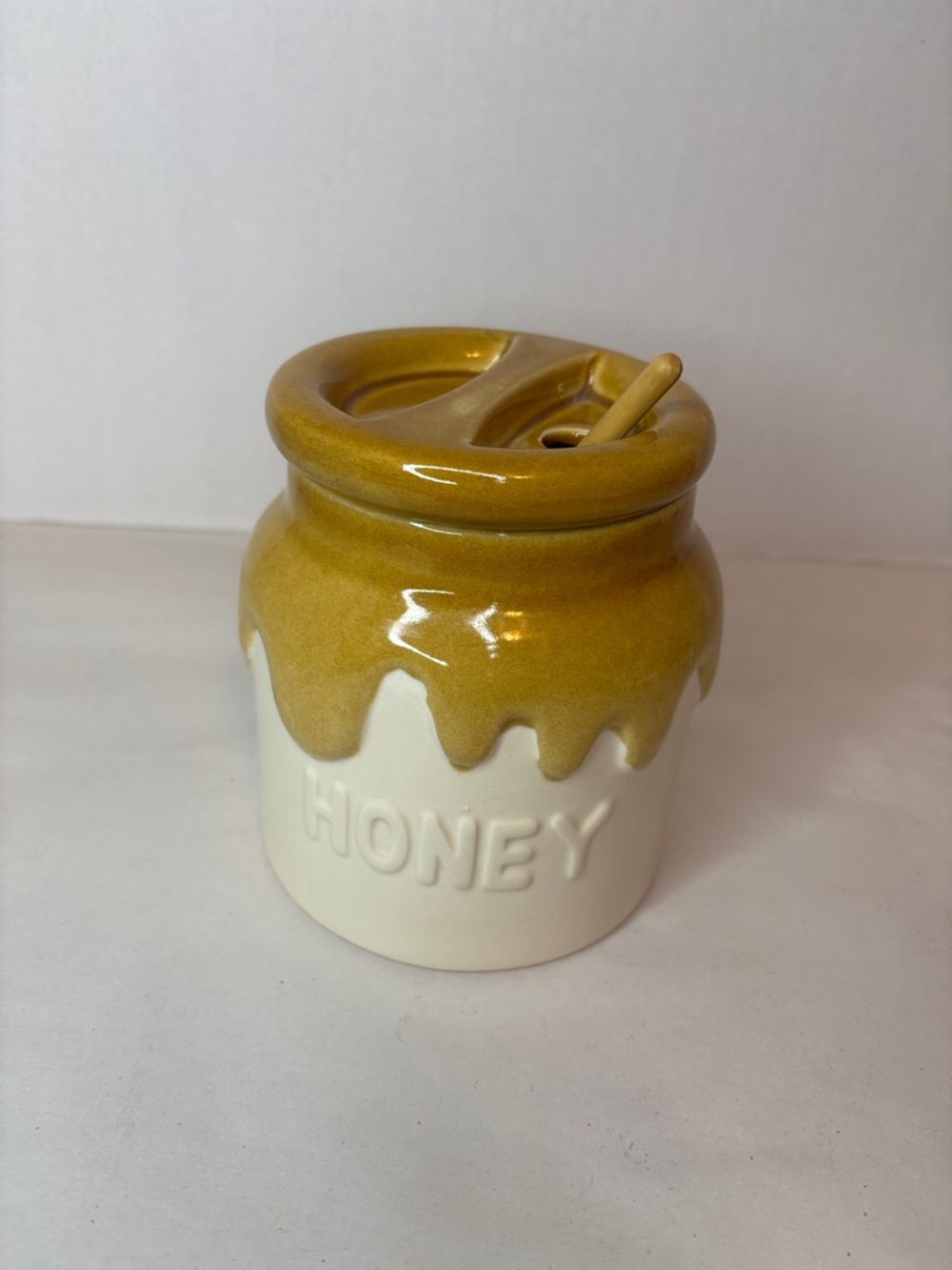 Vintage Teleflora Ceramic Honey Pot